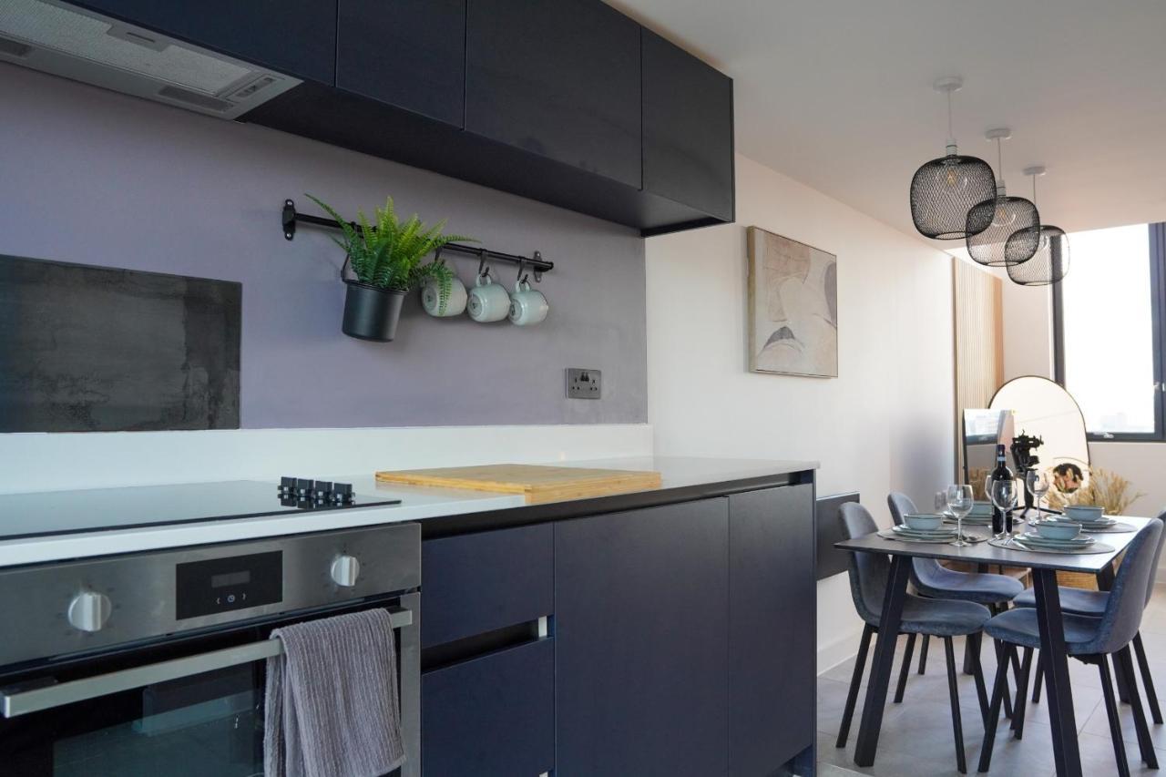 3Br Manchester Penthouse - Sky Garden & City Views エクステリア 写真