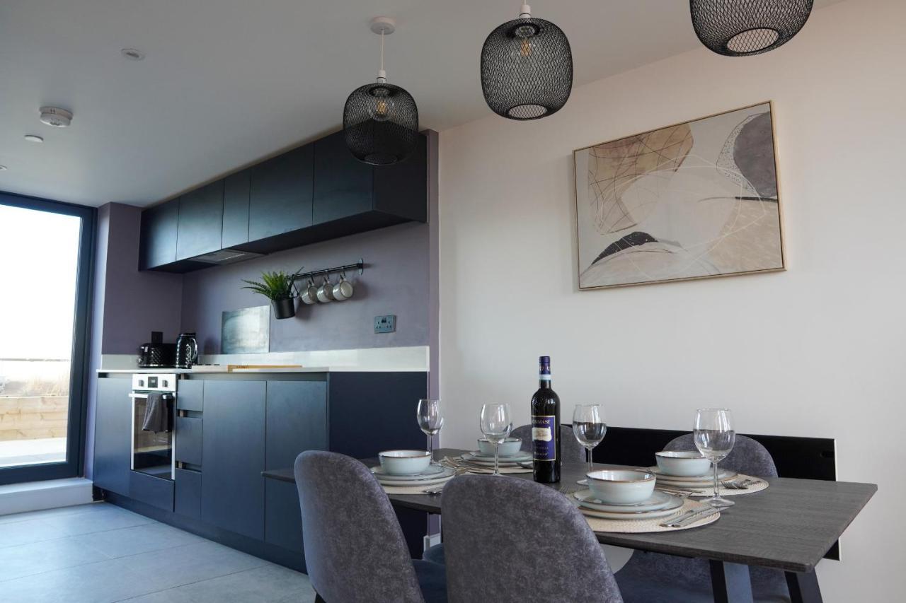 3Br Manchester Penthouse - Sky Garden & City Views エクステリア 写真