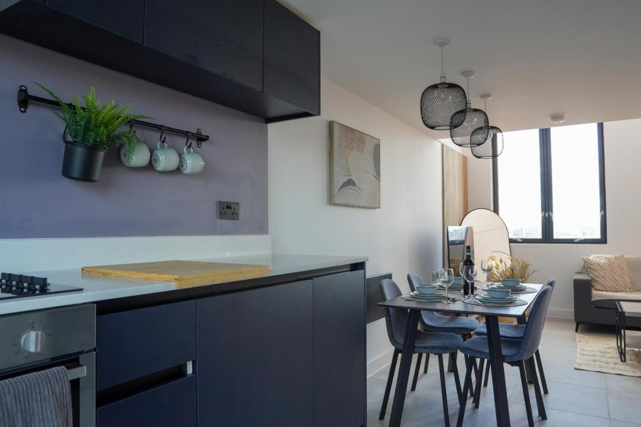 3Br Manchester Penthouse - Sky Garden & City Views エクステリア 写真